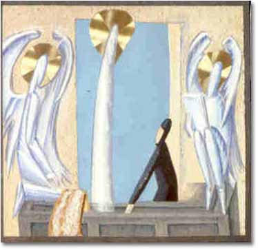 painting entitled 'Mary Magdalene at the Sepulchre (St. John 20:11-17)', from 1978