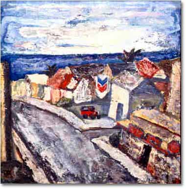 painting entitled 'View from the Window at Irving Street', from 1978