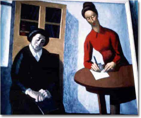 painting entitled 'Teachers', from 1964