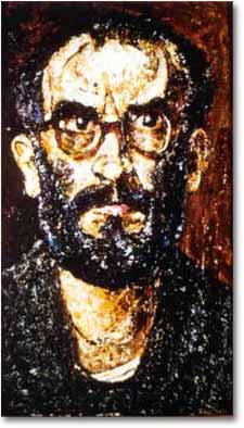 painting entitled 'Self-portrait', from 1975