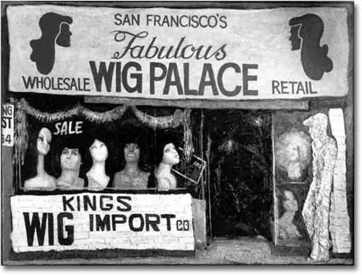 painting entitled 'Fabulous Wig Palace', from 1979