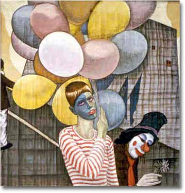 painting entitled 'Two Lesbians at Gay Parade (The Carnival)', from 1980