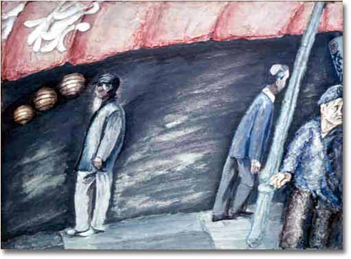 painting entitled 'Spatial Experiment in Chinatown', from 1981