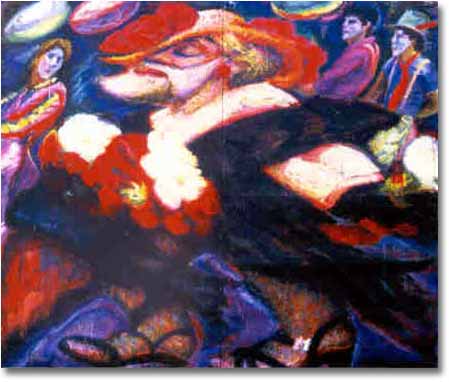 painting entitled 'Gay Parader', from 1984