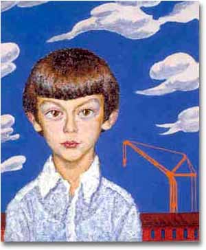 painting entitled 'Portrait of Son', from 1973