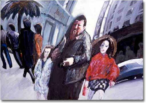 painting entitled 'At Union Square', from 1983